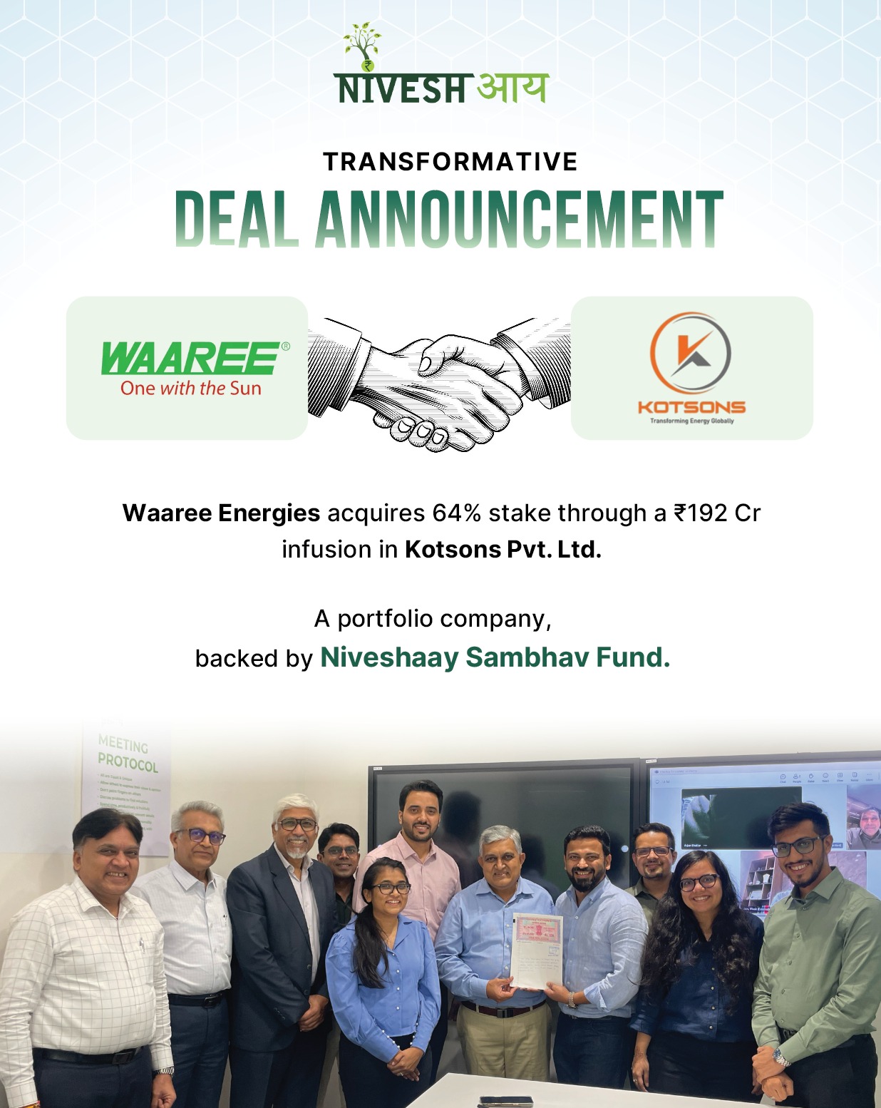 Transforming Energy Infrastructure with Kotsons Pvt. Ltd. - Niveshaay Deals - Niveshaay - 