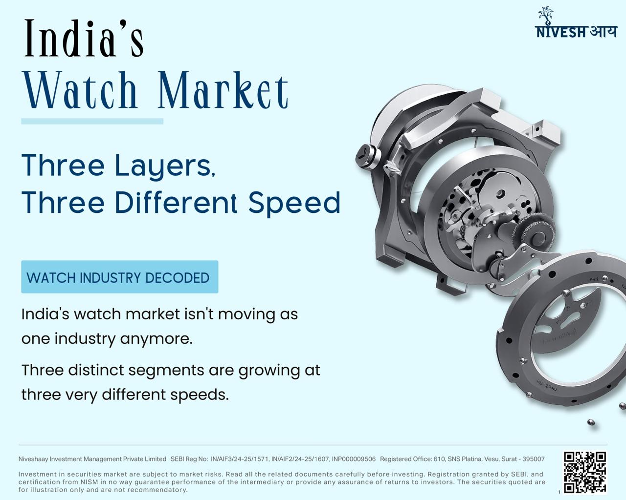 India's Watch Market: 3Layers, 3Different Speed - Infographics - Niveshaay - 